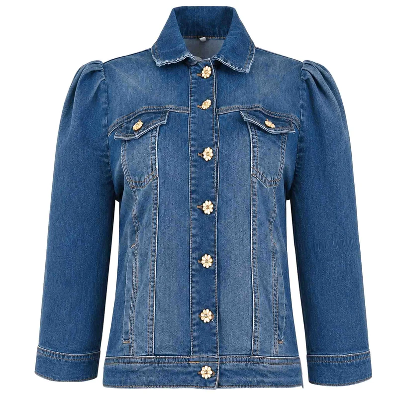 DNM Pure Jack Grand Stone Blue 3/4 mouw | Tall