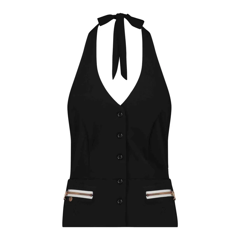 Zip73 Gilet Zwart | Tall