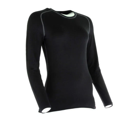 Loffler Transtex Light Ondershirt Lange Mouw Dames -Zwart