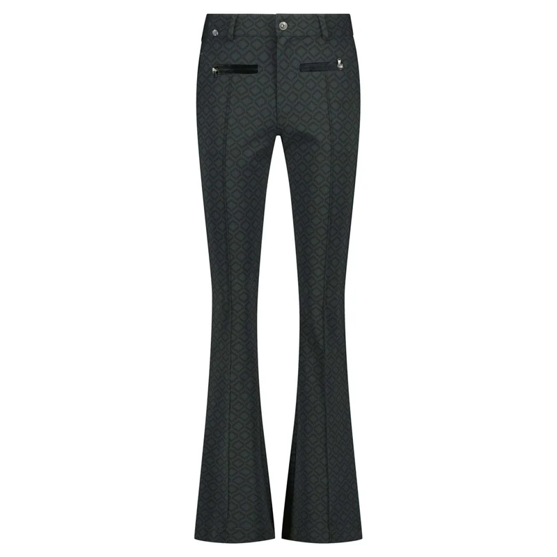 Zip73 Broek Print Groen | Tall