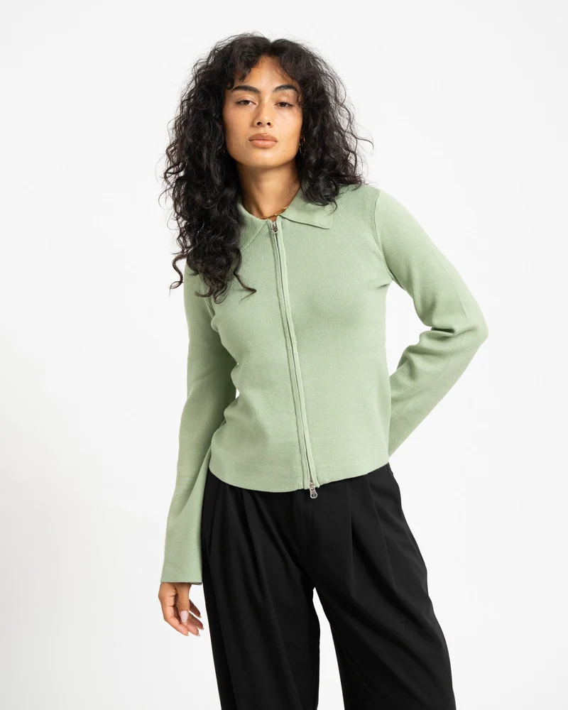 Aware Hanna Knit Cardigan Basil