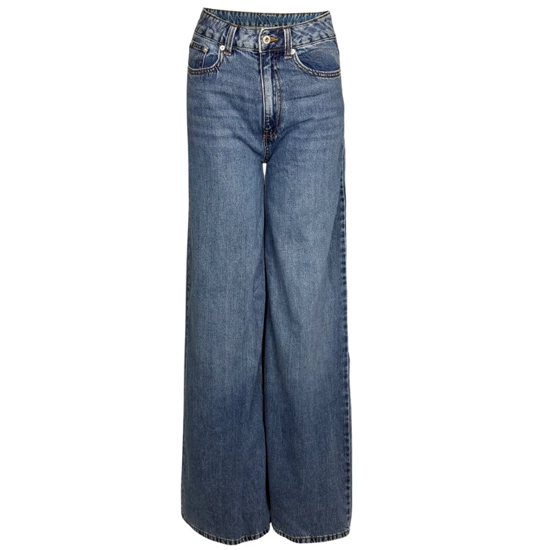 Jeans Wide Midblue | Tall