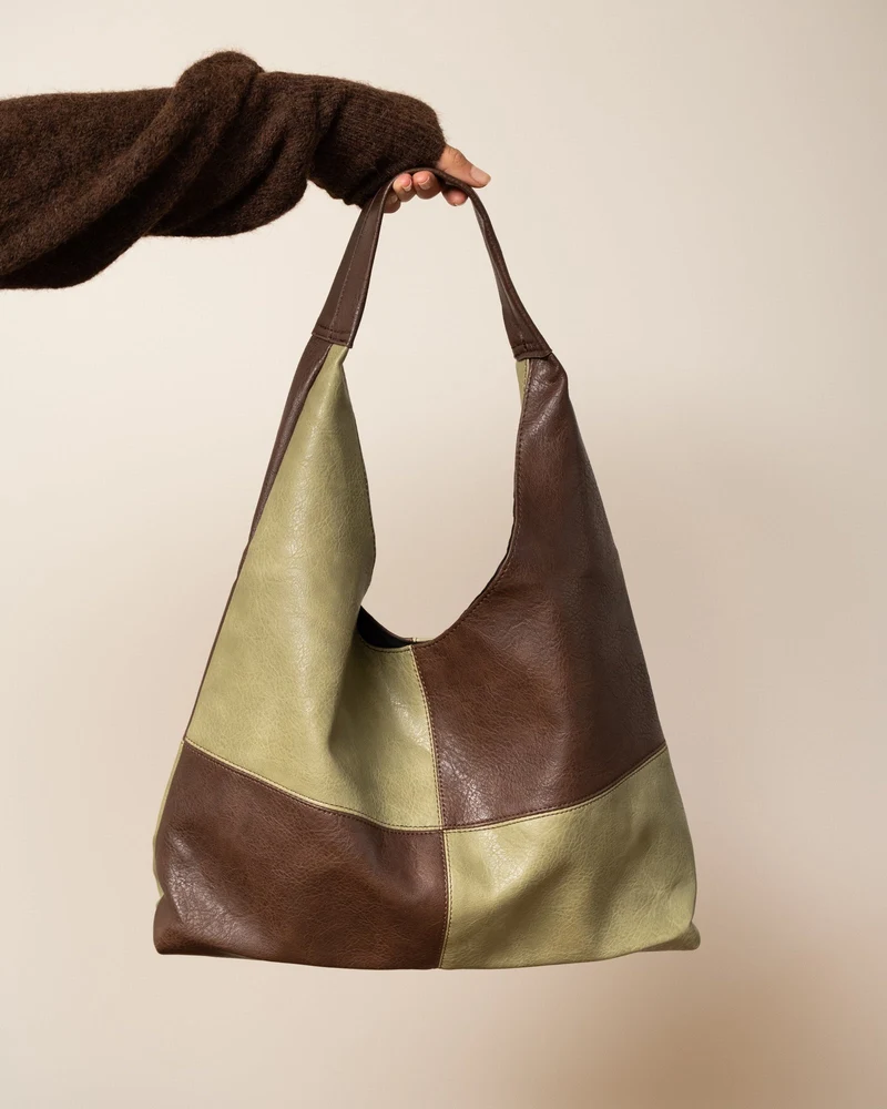 TILTIL Square Bag Bruin Groen