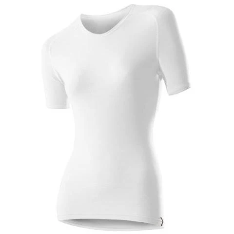 Loffler Warm Thermoshirt Korte Mouw Dames - Wit