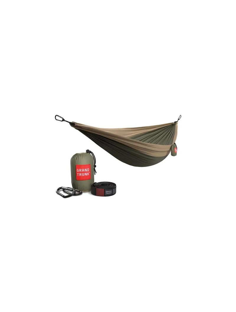 Double deluxe hammock with straps