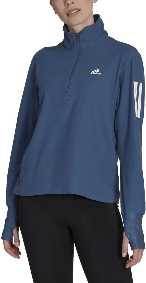 OTR 1/2 ZIP W, BLACK, XS
