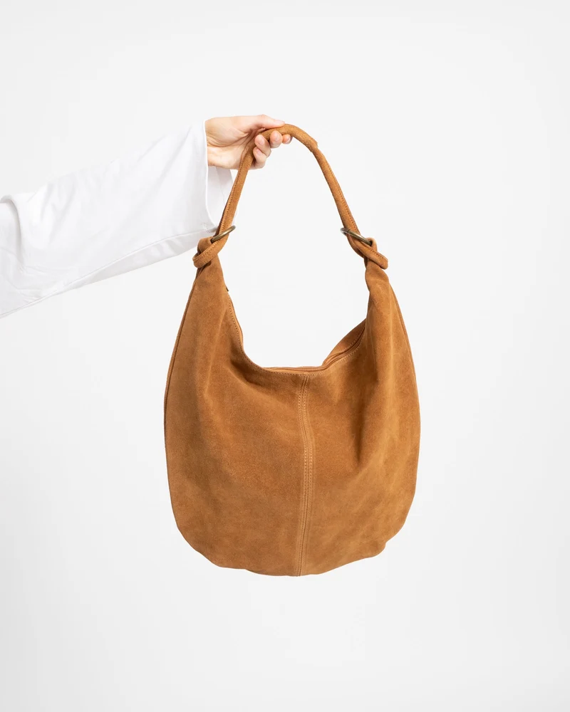 TILTIL Bag Suez Suede Cognac