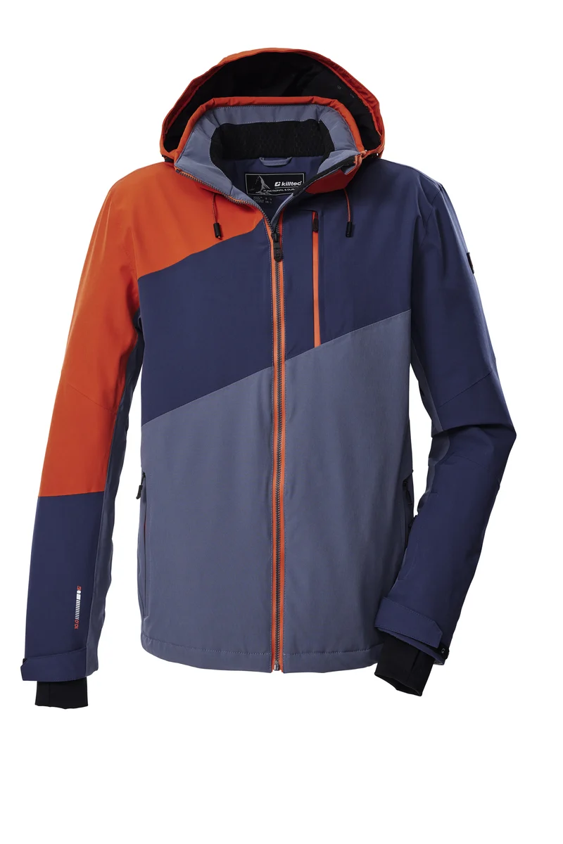 Killtec KSW 32 Ski Jas Heren - Blauw/Oranje