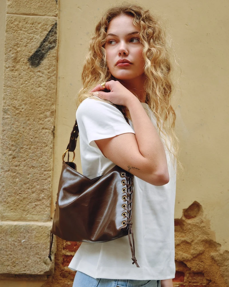 TILTIL Skye Laced Bag Bruin