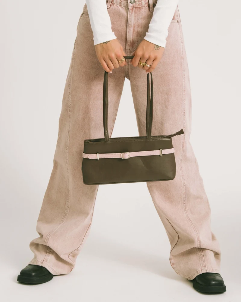 TILTIL Eve Belted Bag Bruin