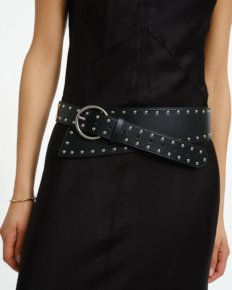 June Riem Studs Zwart