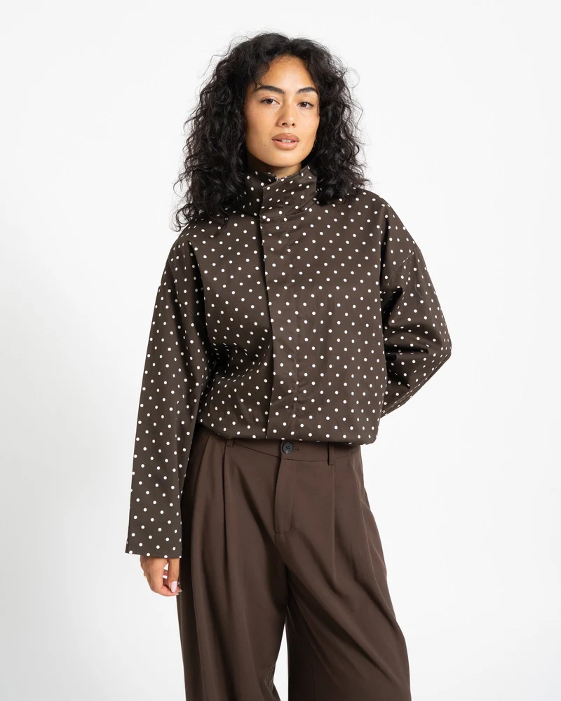 TILTIL Jacket Zoe Polkadot Bruin