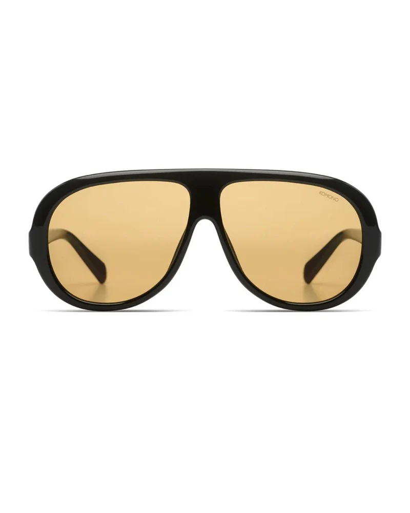 Komono Zonnebril Tate Black Amber Yellow