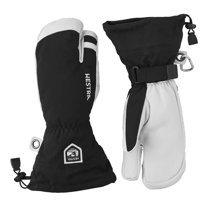 Army Leather Heli Ski 3-Finger Gloves