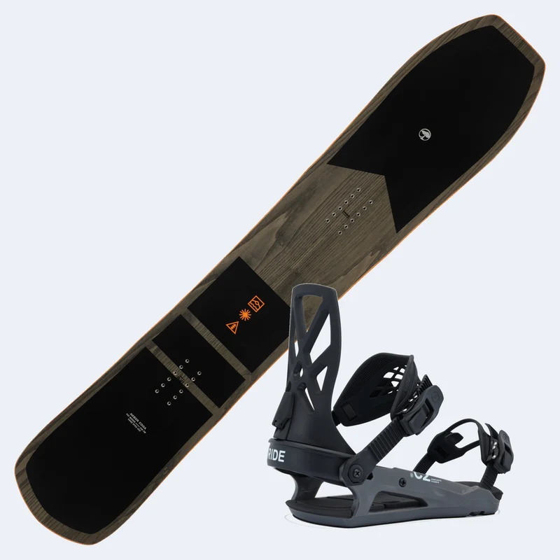 2026 Arbor Coda Snowboard with Ride C-2 Bindings