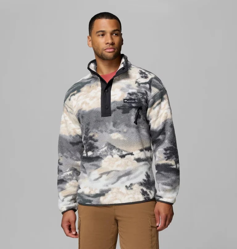 Helvetia II Printed Half Snap Fleece