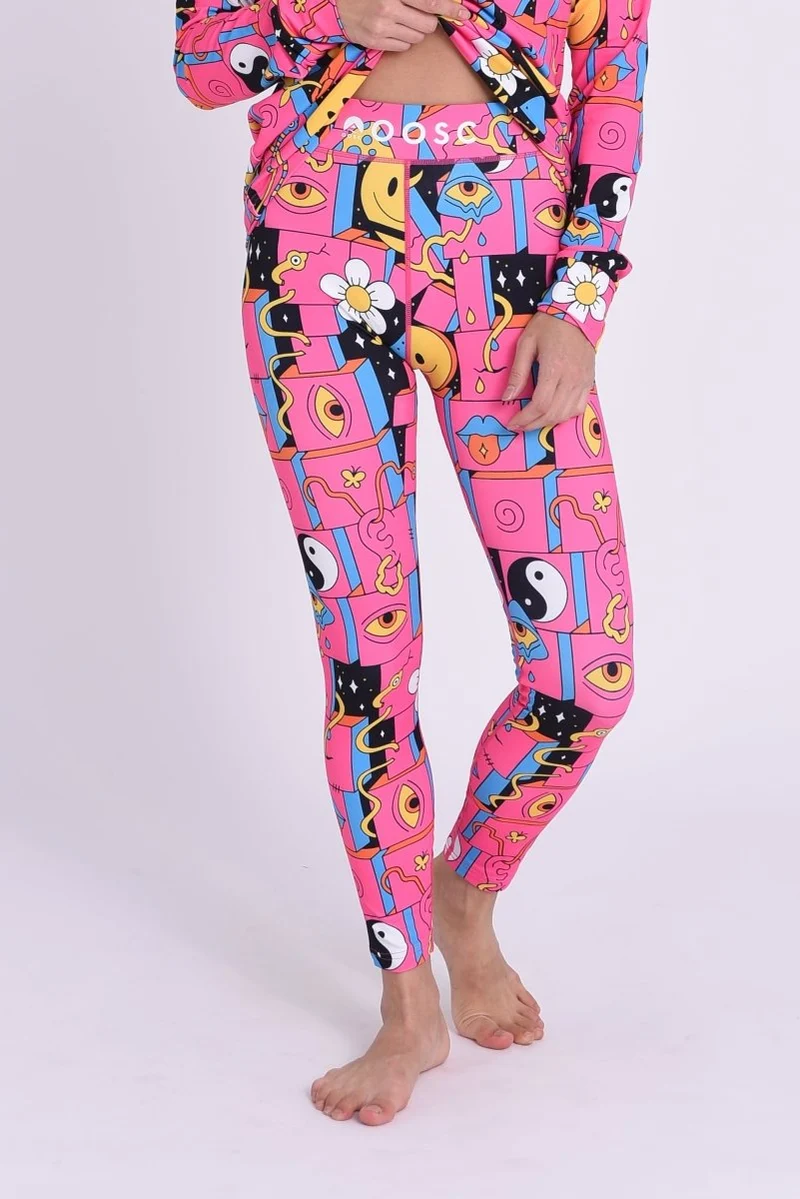 Baselayer Leggings - Trippy Hippy Women's