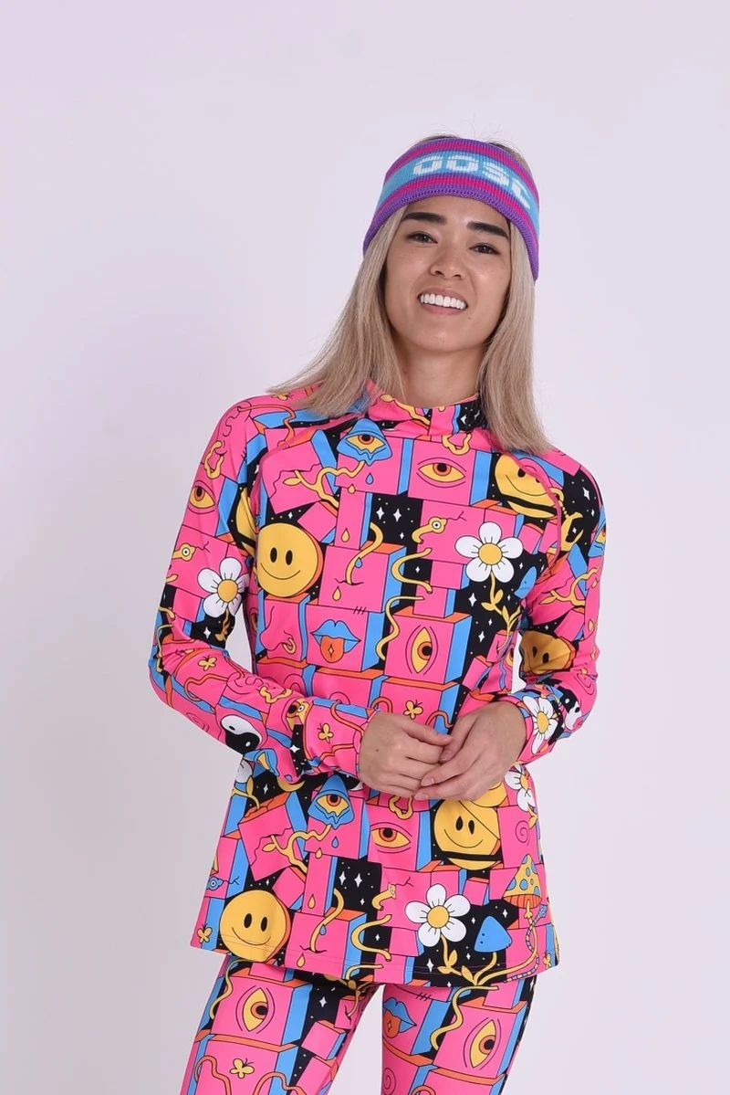 Trippy Hippy Women's Baselayer Top