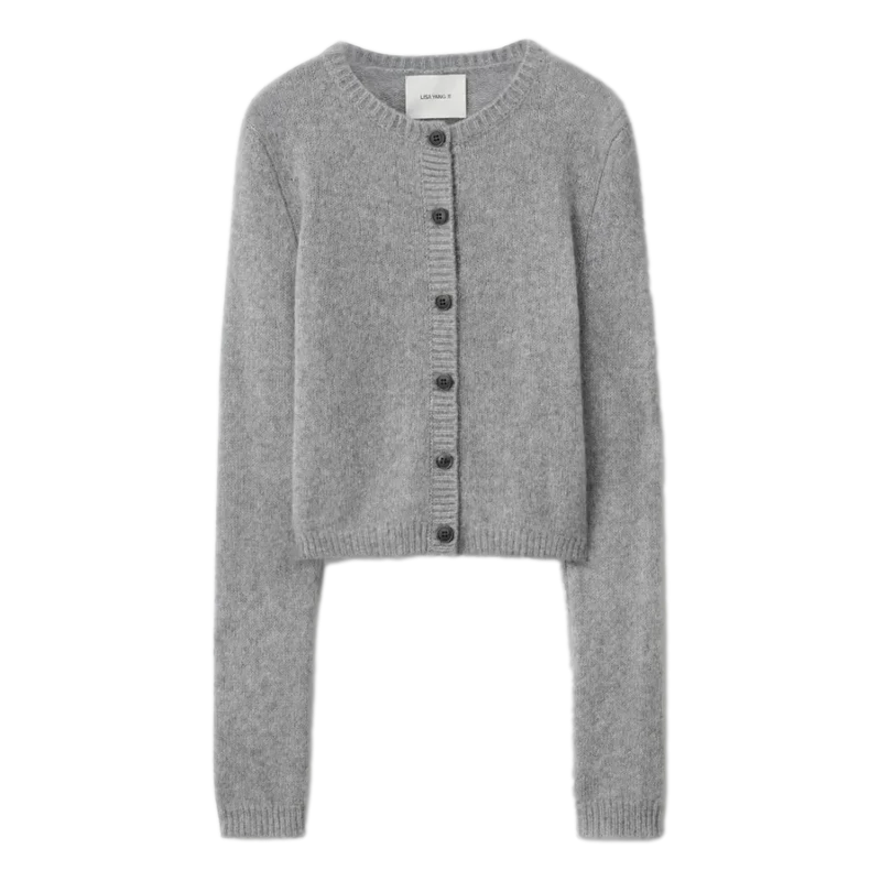 Lisa Yang Felicia Cardigan Grijs - Match Laren