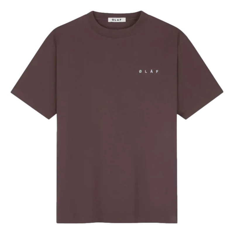 Olaf Lasso Face T-Shirt Choco Plum - Match Laren