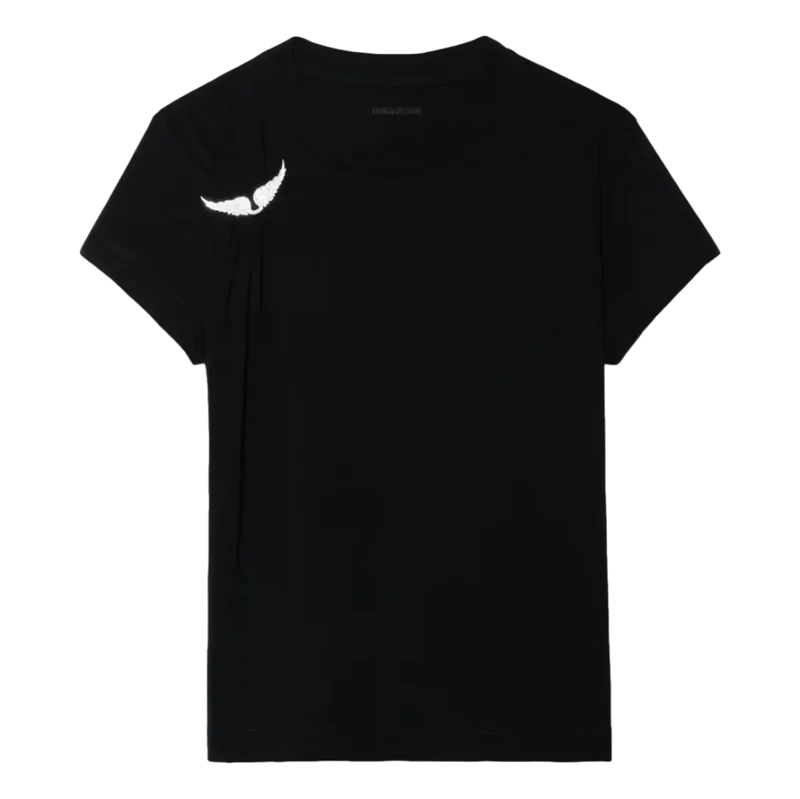Zadig & Voltaire - T-Shirt Zwart - Match Laren