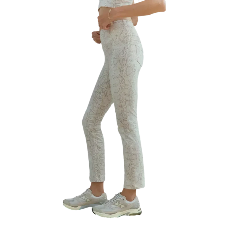 Deblon - Off White Combi Tight Crop Legging - Match Laren