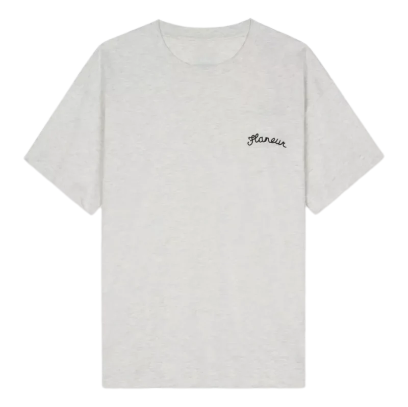 Flaneur - T-Shirt Grijs Melee - Match Laren