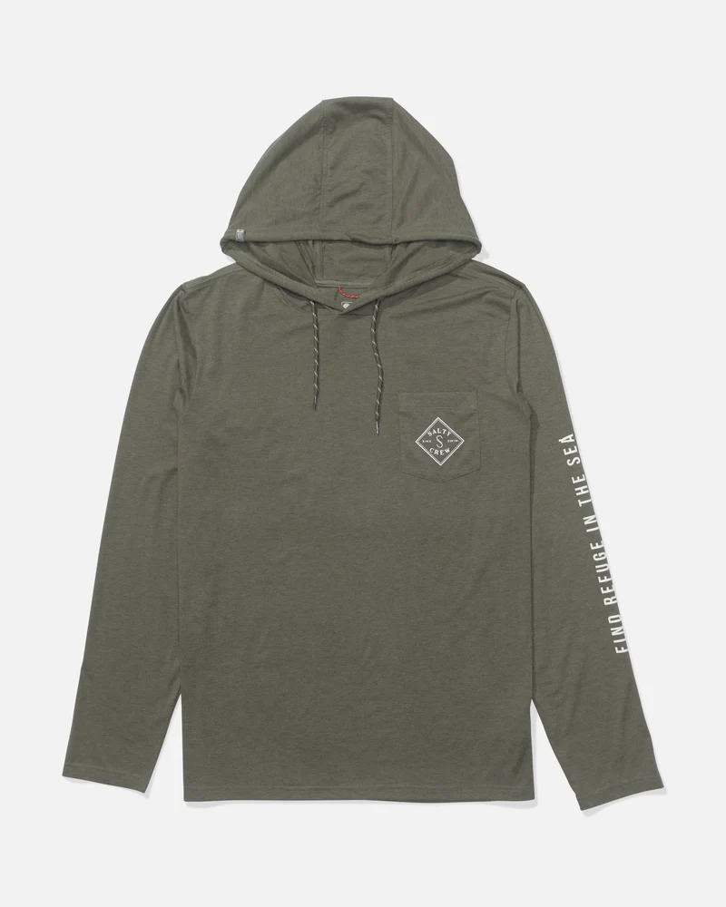 Tipped Hood Tech Tee