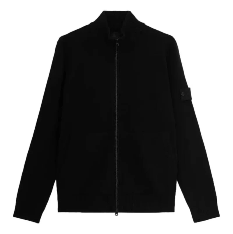 Stone Island Loose Fit Vest Met Zakken En Rits Zwart - Match Laren