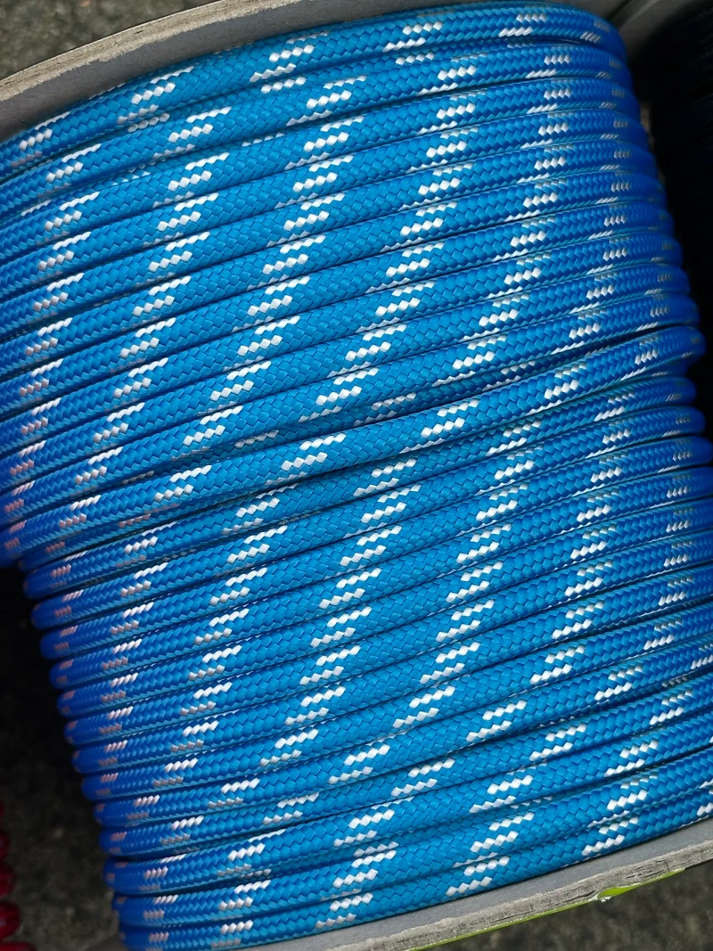 PES Cord 4mm Statisch Touw Blauw