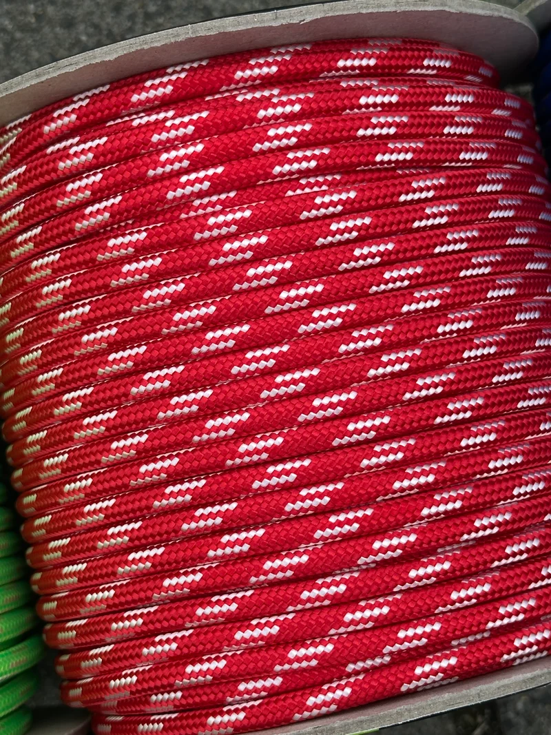 PES Cord 5mm Statisch Touw Rood