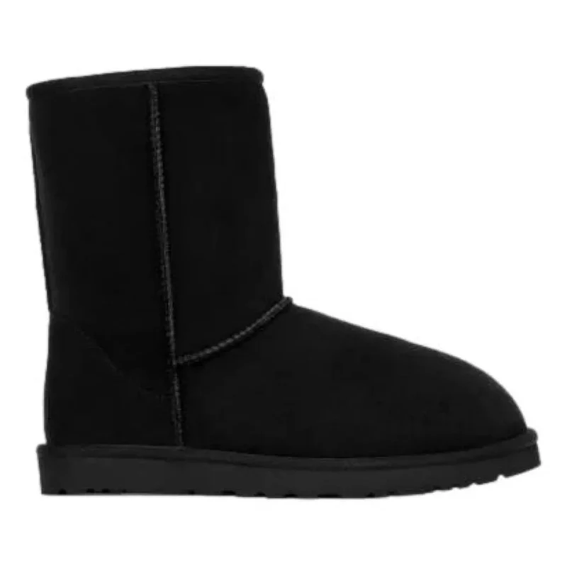 UGG Classic Short Laars Zwart - Match Laren