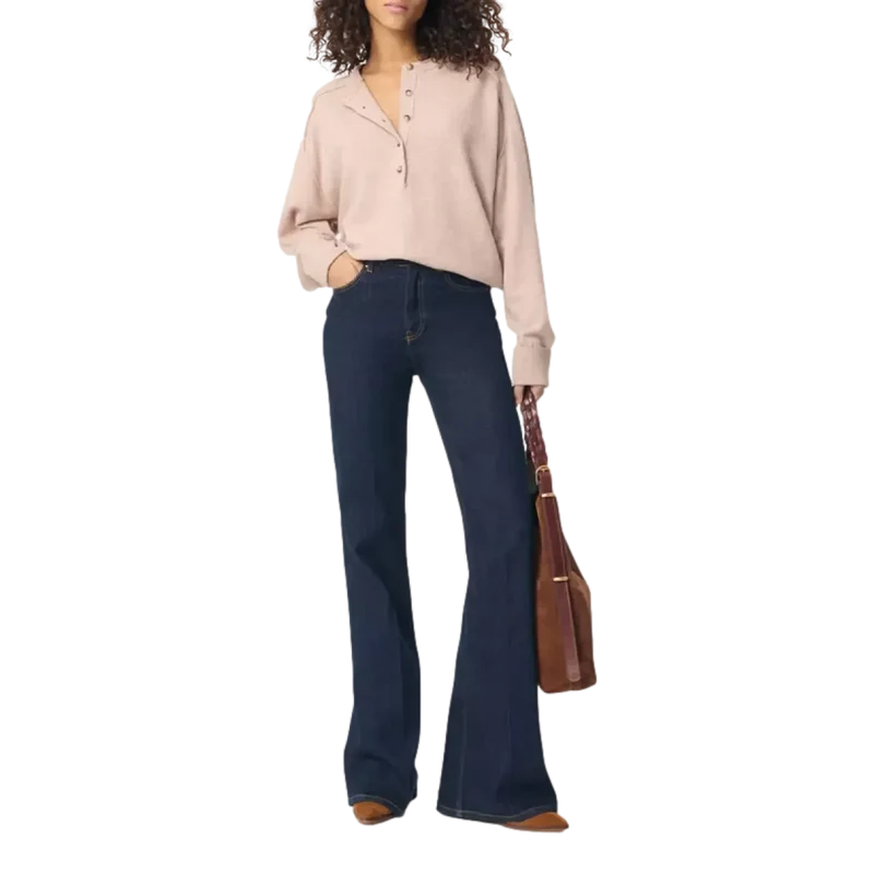 Vanessa Bruno Vest Avione Zandkleur - Sisera Laren