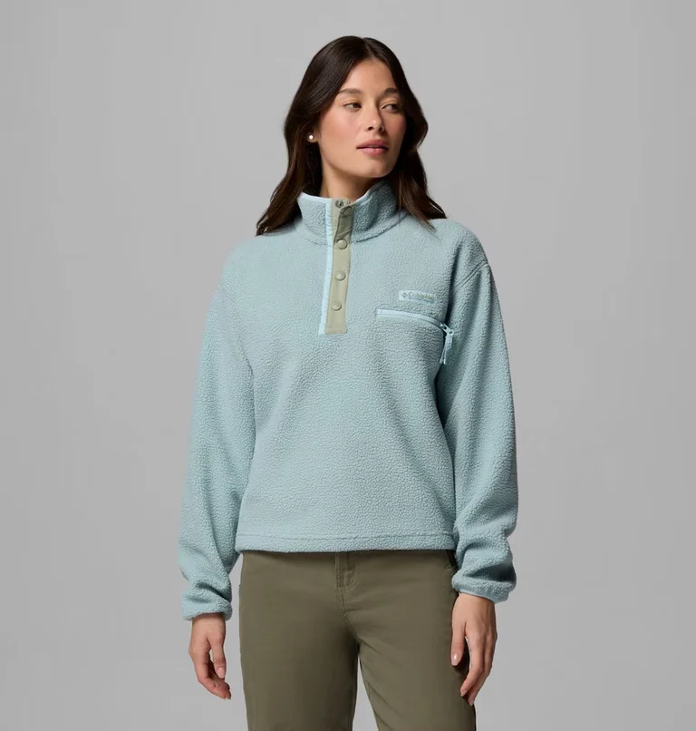 Helvetia II Cropped Half Snap Wmns