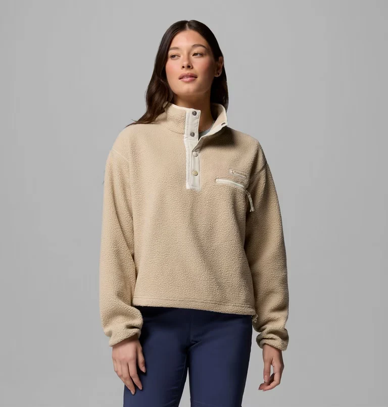 Helvetia II Cropped Half Snap Wmns