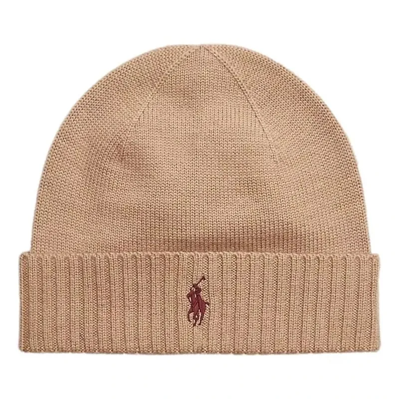 Polo Ralph Lauren Wollen Muts Camel - Match Laren