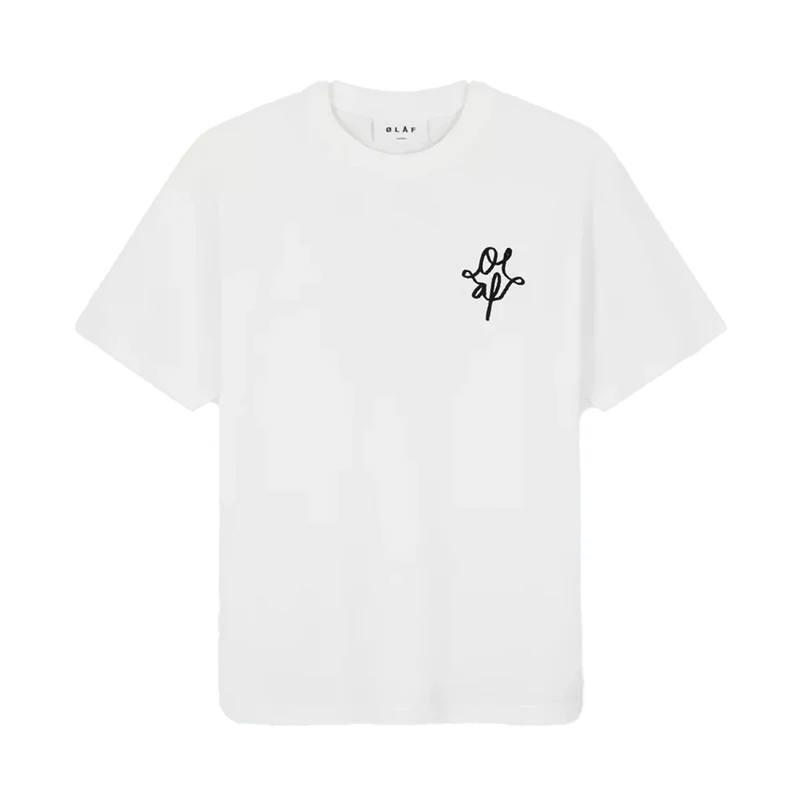 Olaf Monogram Graphic T-Shirt Wit - Match Laren