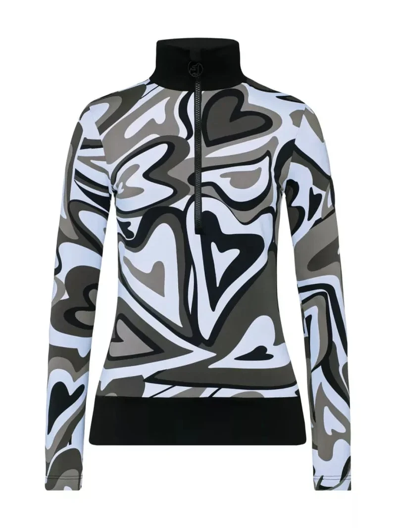 Toni Sailer Ski Pulli Wieka Print Grijs - Match Laren