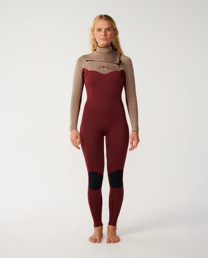 Womens Dawn Patrol 5/3 Chest Zip