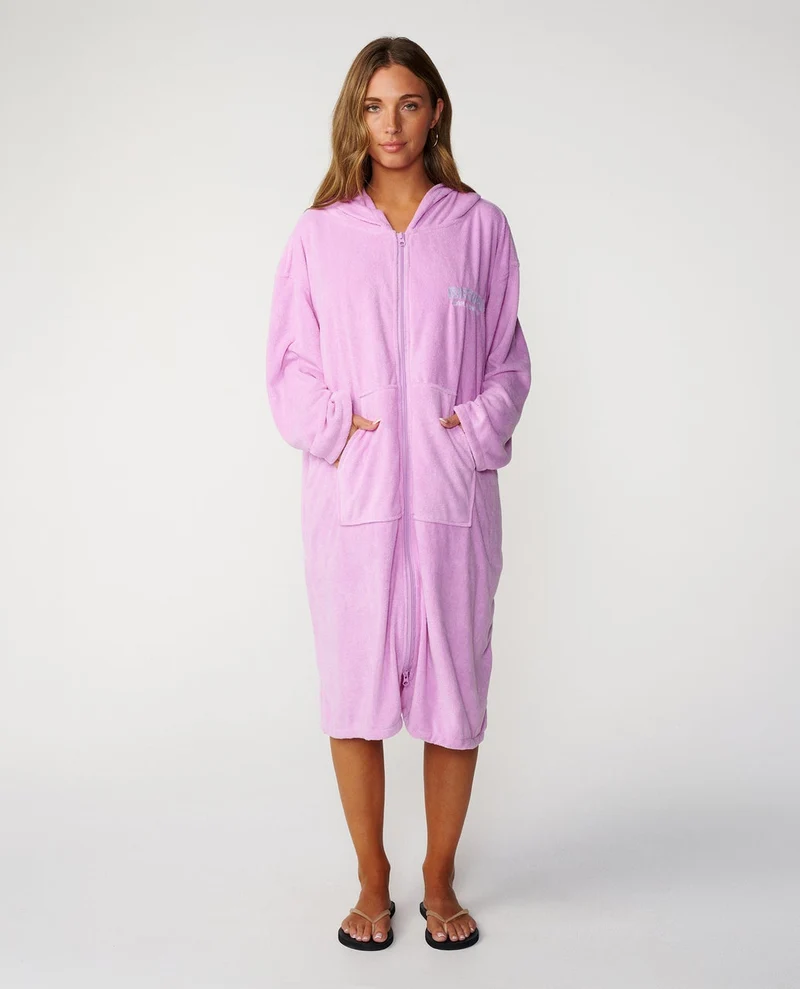 Classic Surf Zip Thru Hooded Towel