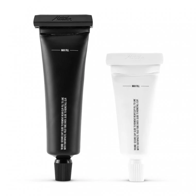 Refillable toothpaste tubes