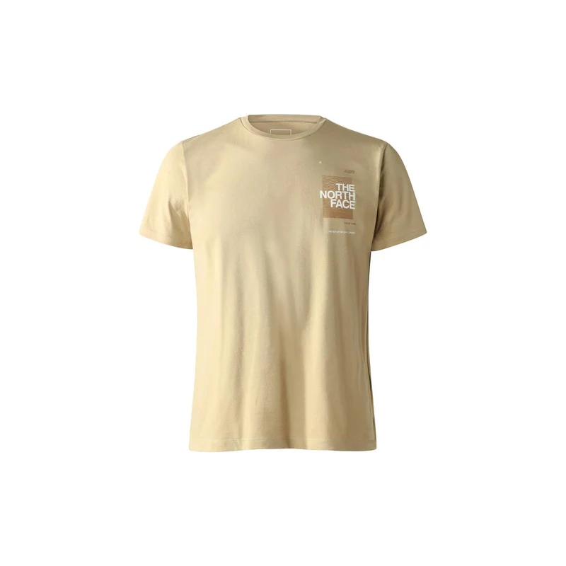 M FOUNDATION GRAPHIC TEE S/S - EU khaki stone