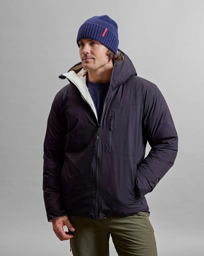 Gore tex windstopper reversible down hood jacket