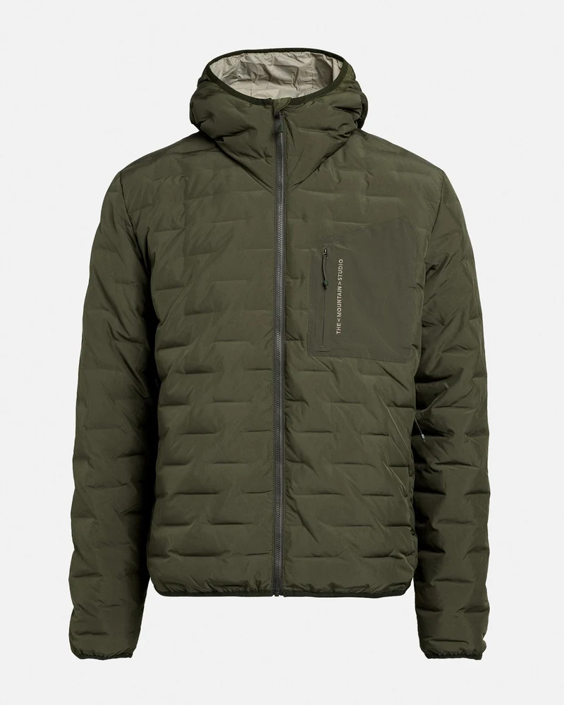 Reversible light hood jacket