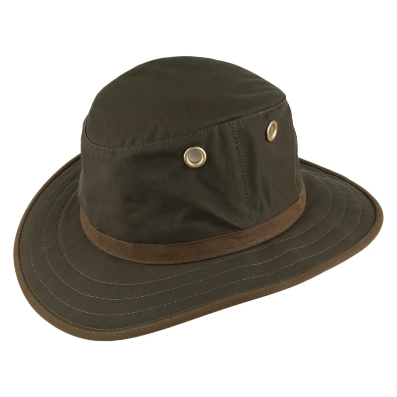 twc7 outback waxed cotton green/tan