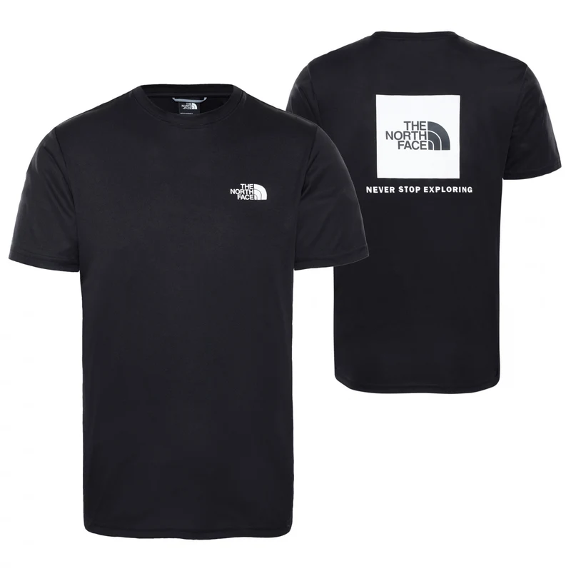 M REAXION RED BOX TEE - EU TNF BLACK/TNF WHITE