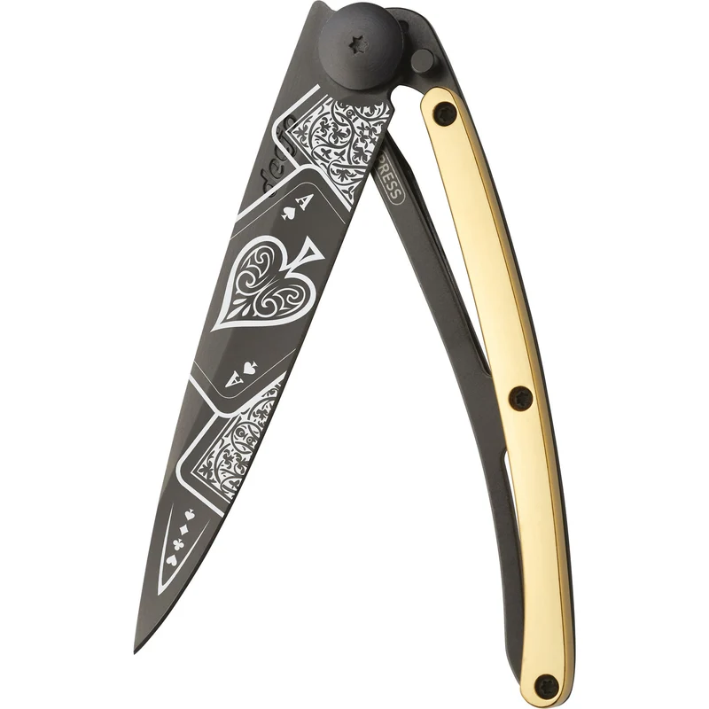 Deejo 37g, Tattoo Yellow Gold Gilded / Good Luck