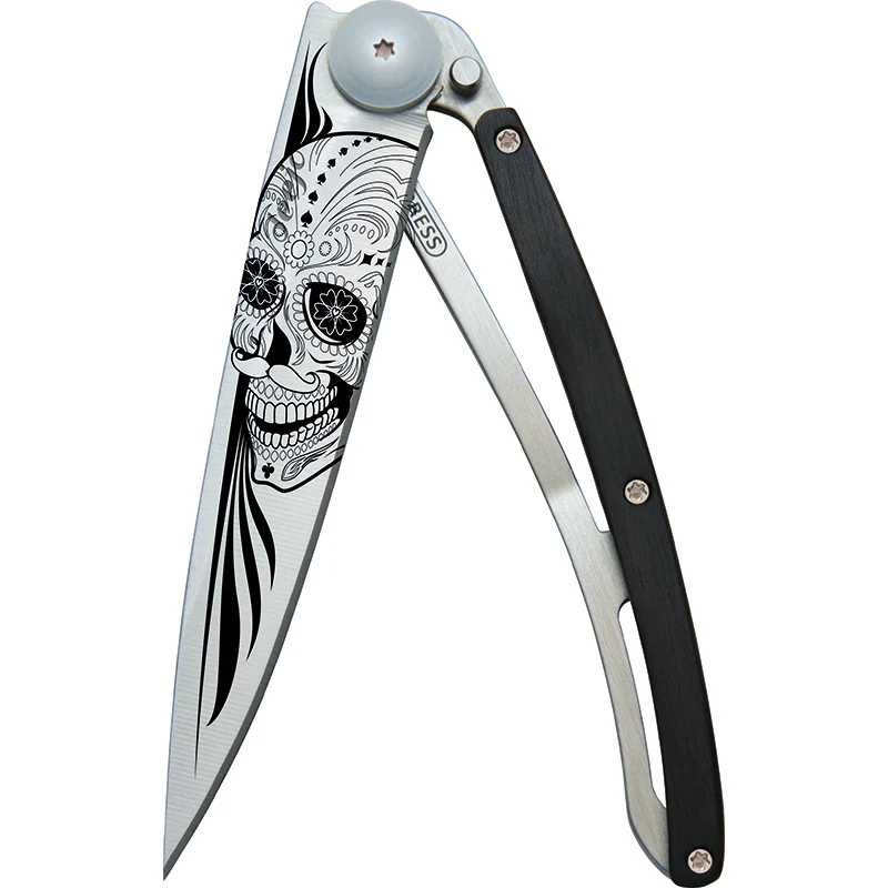 Deejo wood 37g Ebony wood Latino Skull