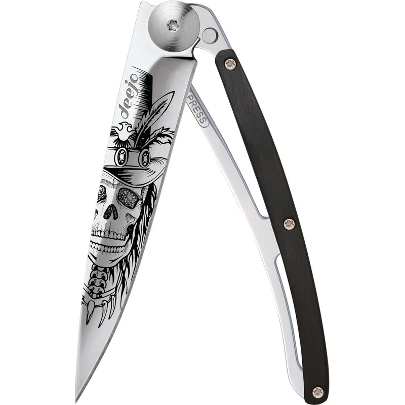 Deejo Mirror 37g Ebony wood Dandy Skull