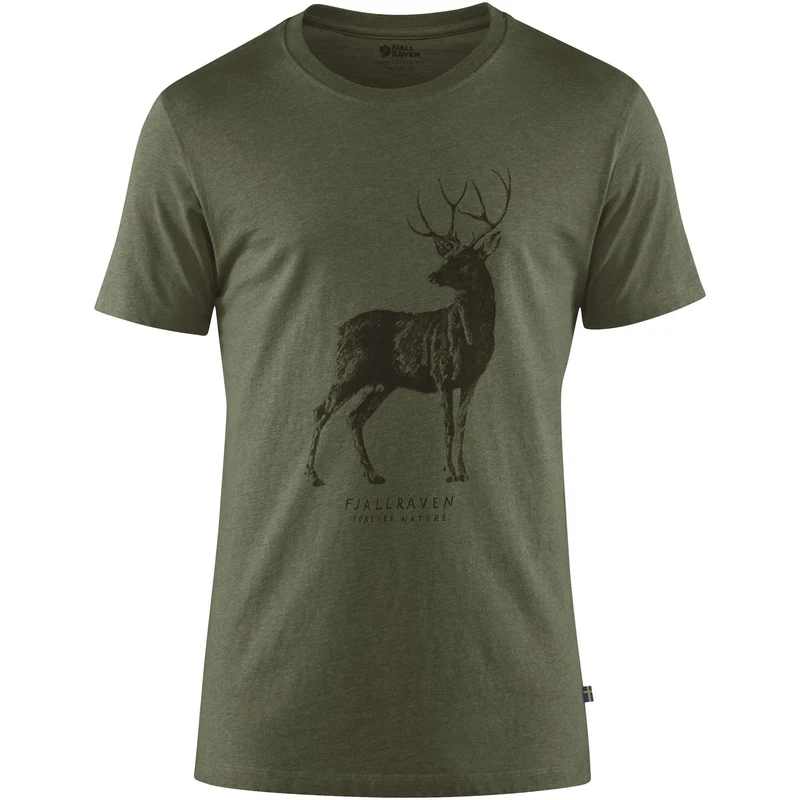 Deer print f shirt